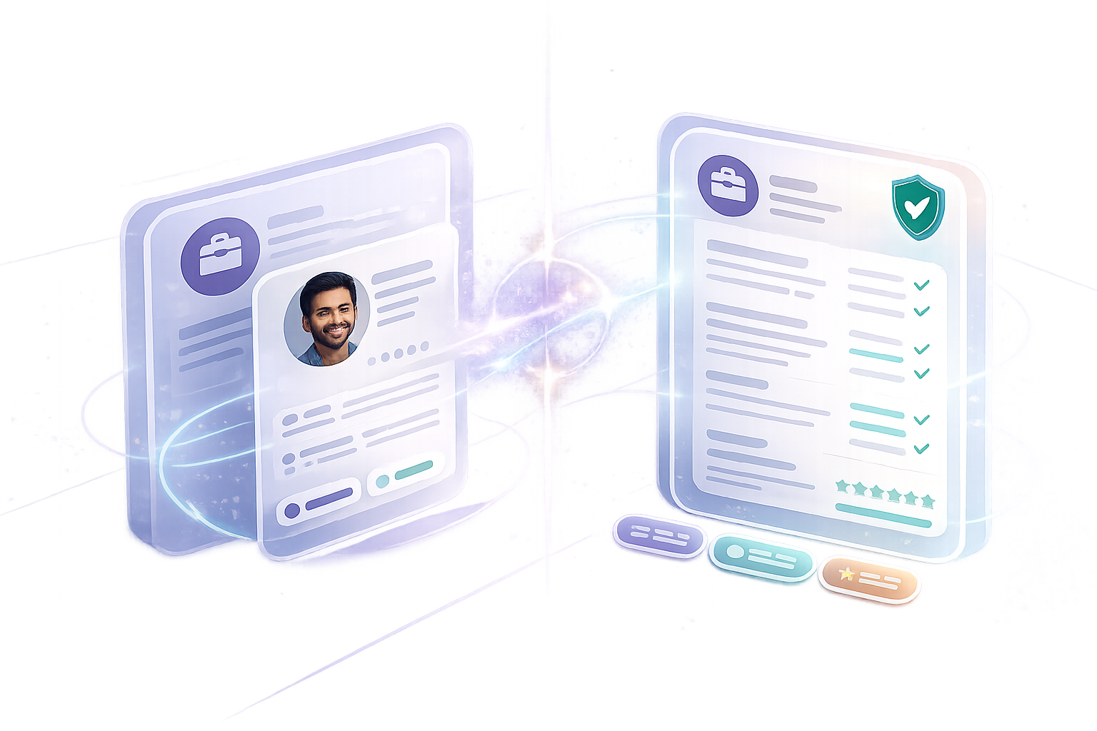 AI improving and optimizing a professional resume